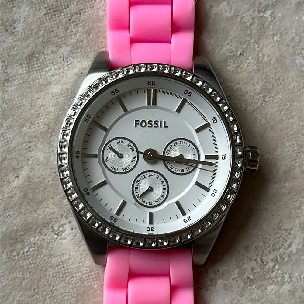 Fossil pink watch #BQ1432